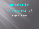 Pháp luật về hợp tác xã