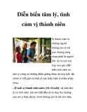 Diễn biến tâm lý, tình cảm vị thành niên 