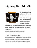 Sợ bóng đêm (3-4 tuổi) 