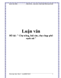 Đề tài: " Chợ nông, hải sản, chợ chạp phô rạch sỏi "