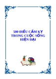 500 điều được cấm kỵ trong cuộc sống hiện đại