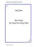 Bài giảng Kỹ thuật Đo lường Điện - CĐ Nghề Việt