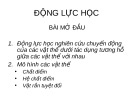 Động lực học - Bài mở đầu