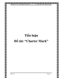 Đề tài: “Charter Mark”