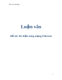 Đề tài: Đo hiệu năng mạng Ethernet