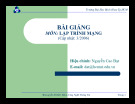 Bài giảng lập trình mạng - Nguyễn Cao Đạt