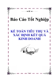 Luận văn: Kế toán tiêu thụ thành phẩm và xác định kết quả kinh doanh