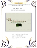 Tiểu luận: Thiết kế mạch hiển thị thường dùng LED MATRiX