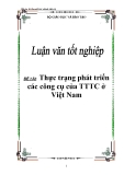 Đề tài về thực trạng phát triển các công cụ của TTTC ở Việt Nam