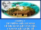 Bải giảng Tư tưởng Hồ Chí Minh - Tư tưởng Hồ Chí Minh về đại đoàn kết dân tộc, và đoàn kết quốc tế