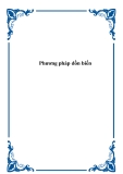 Phương pháp dồn biến