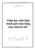 Giúp học sinh thực hành giải toán bằng máy tính bỏ túi"