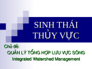 Đề tài " Quản lý tổng hợp lưu vực sông "