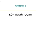 Chương 1: Lớp và đối tượng