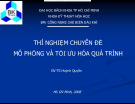 THÍ NGHIỆM CHUYÊN ĐỀ MÔ PHỎNG VÀ TỐI ƯU HÓA QUÁ TRÌNH