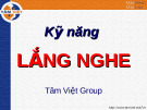 Kỹ năng để lắng nghe