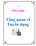 Tiểu luận: Tổng quan về Tuyển dụng