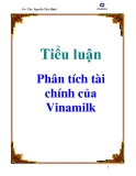 Tiểu luận: Phân tích tài chính của Vinamilk