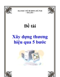 Tiểu luận: Xây dựng thương hiệu qua 5 bước