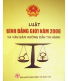 Luật Bình đẳng giới năm 2006