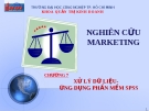 Nghiên cứu marketing - Chương 7