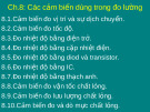 ĐO ĐIỆN - Các cảm biến dùng trong đo lường