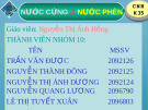 Nước cứng và nước phèn