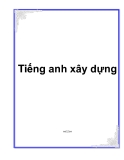 Tiếng anh xây dựng