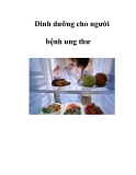 Dinh dưỡng cho người bệnh ung thư   