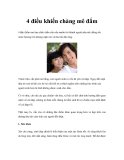 4 điều khiến chàng mê đắm  