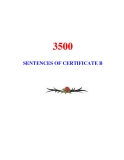 Ôn tập với 3500  SENTENCES OF CERTIFICATE B