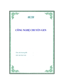 Một số nghiên cứu về công nghệ chuyển gen