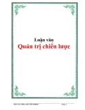 Báo cáo thực tập tốt nghiệp:  Quản trị chiến lược