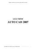 Giáo trình AutoCad 2007 - Phạm Gia Hậu