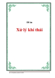 Đồ án xử lý khí thải