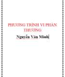 Phương trình Vi phân