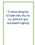 Tổ chức công tác kế toán tiêu thụ và xác định kết quả của doanh nghiệp