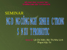 Seminar công nghệ sinh học