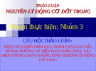 Bài thảo luận Nguyên lý động cơ đốt trong