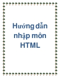 Bài hướng dẫn nhập môn HTML