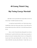 Đại Tướng George Marshall  