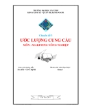 Báo cáo: Ước lượng cung cầu