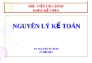 Các yếu tố cơ bản của nguyên lý kế toán