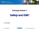 Training module :  Safety and EMC