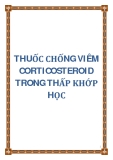 THUỐC CHỐNG VIÊM CORTICOSTEROID TRONG THẤP KHỚP HỌC