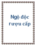 Ngộ độc rượu cấp