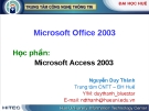 Tổng quan về Microsoft Access 2003