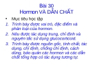 Hormon và dẫn chất