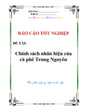 Đề tài: Chính sách nhãn hiệu của cà phê Trung Nguyên