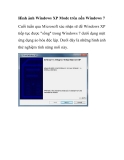 Hình ảnh Windows XP Mode trên nền Windows 7